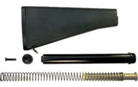 CMMG 55CA646 Receiver Extension & Stock Kit  A1 Fixed Black Synthetic for AR-15