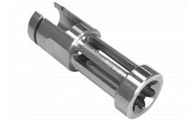 Samson 04-06062-00 Flash Hider Natural Stainless Steel with 2.50" OAL & .860" Diameter for Ruger 10/22