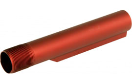 LBE Unlimited MBUF002-RED Mil-Spec Buffer Tube  6 Position AR-15 Red