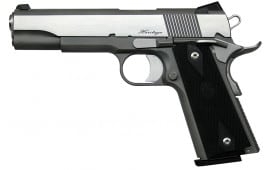 Dan Wesson 01981 DW RZ-45 Heritage 45 ACP 5" 8+1 Black Rubber Grip Black/SS