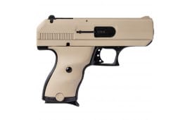 Hi-Point 00916 Model C9  9mm Luger Caliber with 3.50" Barrel, 8+1 Capacity, FDE and Black Finish, Serrated Steel Slide & Polymer Grip