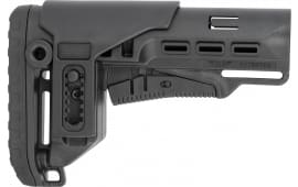 NCStar DLG-087-042 Tactical PCP42 Mil-Spec Stock Black Synthetic Collapsible with Adjustable Cheekpiece
