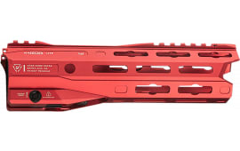 Strike Industries GRIDLOK-LITE-8.5-RED GridLok Lite with Quick Rail Detach System 8.50"L 1.57"D M-LOK Red Aluminum for AR-15