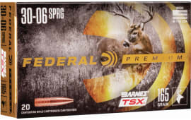 Federal P3006AF Premium 30-06 Springfield 165 gr Barnes Triple-Shock X - 20rd Box