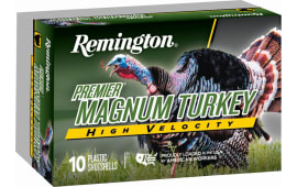 Remington Ammunition 28029 Premier High-Velocity Magnum Turkey 12 Gauge 3" 1 3/4 oz 4 Shot - 5sh Box