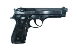 Beretta 92SB Full Size 9mm Pistol Used, Italian Police Trade Ins, Semi-Auto,15 Rd Mag, Modern Mag Release, 4.92" Barrel - Surplus Good to VG Condition