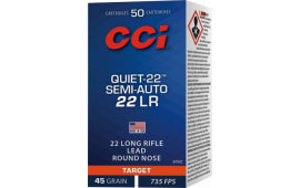 CCI 975CC Target & Plinking Quiet-22 22 LR 45 gr Lead Round Nose (LRN) - 50rd Box