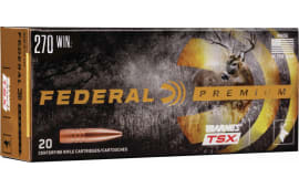 Federal P270L Premium 270 Win 130 gr Barnes Triple-Shock X - 20rd Box