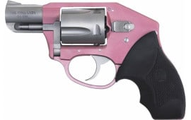 Charter Arms 53851 Undercover Pink Lady Off Duty Double 38 Special 2" 5 Black Rubber Stainless
