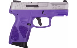Taurus GC2 Handgun 9mm Luger 12rd Mag 3.2" Barrel Stainless Steel Slide/Dark Purple Grip