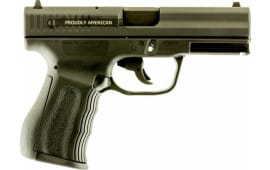 FMK Firearms G9C1G2CAMA 9C1 G2 Double 9mmLuger 4" 10+1 Black Polymer Grip/Frame Black Carbon Steel