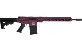 Great Lakes Firearms AR10 Rifle, .308win, 18" 4150 CRMOV Black Nitride Barrel, 15.25" M-LOK Rail, 6 Position M4 Stock, Black Cherry  Cerakote- GL10308 CHY