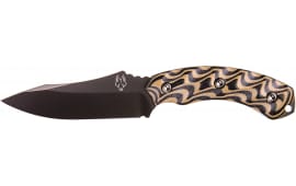 Diamondback Knifeworks SG0507020601 Jackal Black S35VN SS Blade Black/Tan Handle