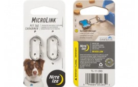 Nite Ize TL-11-2R3 Microlink Pet Tag Carabiner - 2 Pack
