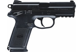 FN 66961 FNX-45 DA/SA 45 ACP 4.5" 10+1 Black Interchangeable Backstrap Grip Black Stainless Steel