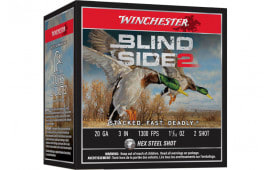 Winchester Blind Side 2 20GA 3" 25rd 10BX/CS FP 1-1/16OZ - 25sh Box