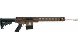 Great Lakes Firearms GL1065SS BUK AR10 Rifle 6.5 Creedmoor 20" S/S Barrel10rdBuck Brown