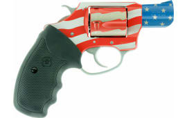 Charter Arms 23872 The Old Glory Undercover Singl/Double Actione 38 Special 2" 5 Black Rubber American Flag