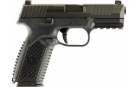 FN 66100002 FN 509 Double 9mm Luger 4" 17+1 Black Interchangeable Backstrap Grip Black