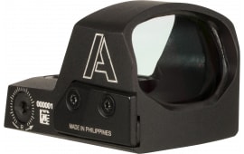 AmeriGlo HVN02 Haven Matte Black 1x 5 MOA Illuminated Adjustable Red LED Dot Reticle