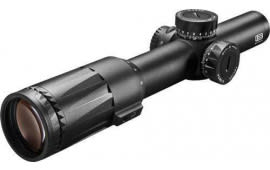 Eotech VDU110FFSR5 Vudu Black Hardcoat Anodized 1-10x 28mm 34mm Tube Illuminated Red SR5 MRAD Reticle Features Throw Lever