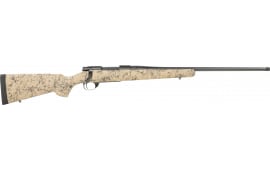 Howa HHS43164 M1500 HS Precision Caliber with 5+1 Capacity, 22" Threaded Barrel, Black Metal Finish & Tan Black Webbed Fixed HS Precision Stock Right Hand (Full Size)