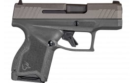 Taurus 1-GX4M93CG GX4 Micro-Compact Caliber with 3.06" Barrel, 11+1 Capacity, Gray Finish Frame, Serrated Tungsten Gray Cerakote Steel Slide & Interchangeable Backstrap Grip Includes 2 Mags
