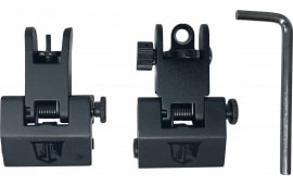 Bowden Tactical J265002 Iron Sights Flip-Up Style with Black Finish & Picatinny Rail Mount Type Includes Allen Wrench
