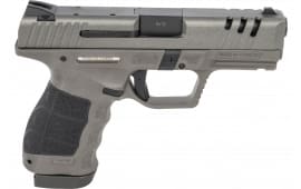 SAR USA SAR9 CX Platinum, Semi Automatic Pistol, 4" Barrel, 9MM, 15+1, Includes Holster, Magazine Pouch, and Flashlight , Platinum Cerakote - SAR9CXPT