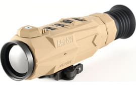 iRay USA IRAYRA50 Rico Alpha Thermal Rifle Scope Tan 3x 50mm Multi Reticle 4x Zoom 640x512, 50 Hz Resolution Features Rangefinder