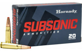 Hornady 80787 Subsonic 7.62x39mm 225 GR1050 fps Sub-X (SX) - 20rd Box