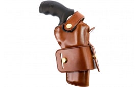 Galco WG2102 Wheelgunner Tan Leather Belt 4" S&W L Frame Colt King Cobra 2.5"/ King Cobra 4" Ambidextrous Hand