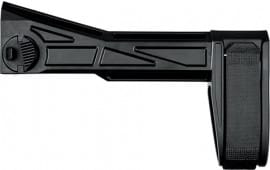 SB Tactical SBT2-01-SB SBT Brace Fixed Right Side Folding Black Synthetic for H&K UMP, B&T APC, LWRCi SMG45