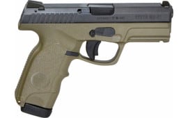 Steyr 39.725.2K M9-A1 Double 9mm 4" 17+1 Green Polymer Grip
