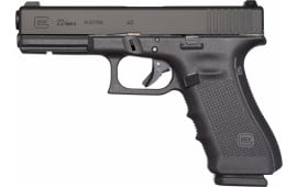 Glock UG2250203 G22 Gen 4 Double 40 S&W 4.48" 15+1 Black Interchangeable Backstrap Grip