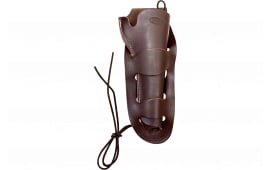 Hunter Company 1080-40 Western Double Loop OWB Size 40 Antique Brown Leather Belt Slide Fits SA Revolver 4.62-6.50" Barrel