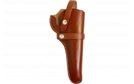 Hunter Company 1100-14 Belt OWB Size 14 Chestnut Tan Leather Belt Loop Fits DA Revolver 5.50-6" Barrel Compatible w/ Hunter Buscadero/Straight Cartridge Belts
