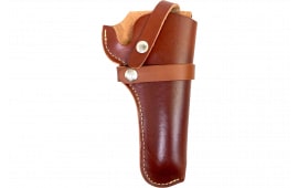 Hunter Company 1100-41 Belt OWB Size 41 Chestnut Tan Leather Belt Loop Fits DA Revolver 4.63-6" Barrel Compatible w/ Hunter Buscadero/Straight Cartridge Belts