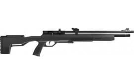 Crosman CP177S Icon Hunting Air Rifle Powered by PCP, 177 BB Caliber with 12rd Capacity, Threaded Rifled Steel Barrel, Black Metal Finish & Black Fixed All Weather Stock