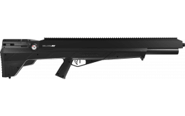 Crosman BPBD4S Bulldog Hunting Air Rifle Powered by PCP, 457 Pellet Caliber with 5rd Capacity, Black Metal Finish & Black Fixed Bullpup Stock