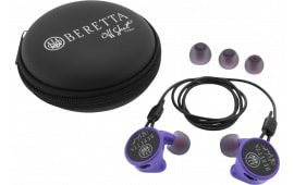 Beretta CF081A215603A5 Mini Headset Comfort Plus 32 dB, Purple Ear Buds with Black Cord