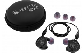 Beretta CF081A21560951 Mini Headset Comfort Plus 32 dB, Black Ear Buds with Black Cord