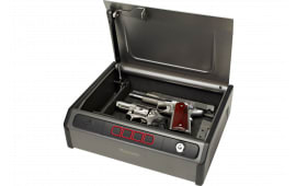 Hornady 97436 Rapid Safe RFID/Access Code/Key Entry Gray Steel Holds 2 Handguns