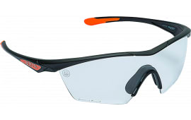 Beretta OC031A2354014HUNI Clash Shooting Glasses Clear Lens Black with Orange Accents Frame