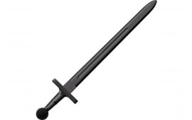 Cold Steel CS92BKS Medieval Training Sword 32.25" Sword Plain Black Polypropylene Blade/7.25" Black Polypropylene Handle