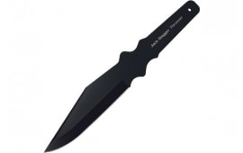 Cold Steel CS80TJDZ Jack Dagger Thrower 7.50" Fixed Plain Clip Point Black 1050 High Carbon