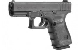 Hogue 17240 Wrapter Adhesive Grip made of Rubber with Black Finish & Grain Texture for Glock 19, 19 MOS, 23 & 32 Gen4