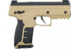Byrna Technologies SK68300_TAN_KINETIC SD Kinetic Kit CO2 .68 Cal 5rd, Tan Polymer, Black Rubber Honeycomb Grip, C02 & 15 Projectiles Included