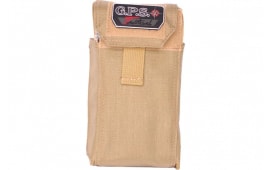 GPS Bags GPST8535SHT Tactical Shotshell Holder Tan Finish Holds 25x 12GA Shells with Molle Back