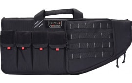 GPS Bags GPST30ARB Tactical AR Case 30" Black 1000D Nylon with Mag & Storage Pockets, Lockable Zippers, External Handgun Pocket & DuPont Teflon Coating